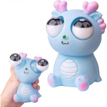 Squeeze Dragon Pop Out Eyes Toys, Eye Popping Dragon Stress Relief Squeezy Toy for Christmas Birthday Gift Party Favors NEW