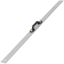 Jazooli 1000mm Aluminium Spirit Level Ruler with Handle, CM, MM, Inch