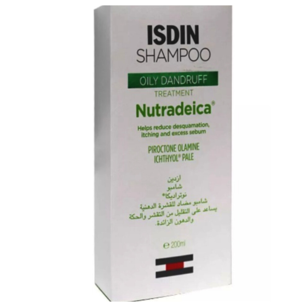 Isdin Nutradeica Anti Oily Dandruff Shamoo |Targets oily scalp and reduces dandruff flakes - 200ml