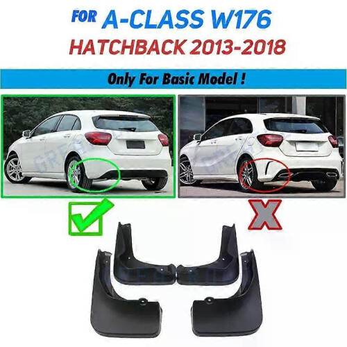 con Flaps for Mercedes Benz A Class W176 A-Class Mudflaps Splash Guards Mudguards 2013 2014 2015 2016 2017 2018 A260