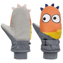 Kids (Unisex) Waterproof Winter Mittens with Animal Design