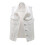 (S,White)Women Spring And Autumn Coats Solid Sleeveless Denim Jacket Outerwear 2