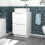 NES Home Nes Home 500mm White Drawers Vanity, Worktop & Square Rounded Corner Basin 1