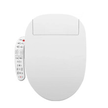 (220V, Long 380*510MM) Smart Electronic Bidet Toilet Seat Cover with Smart Side Panel