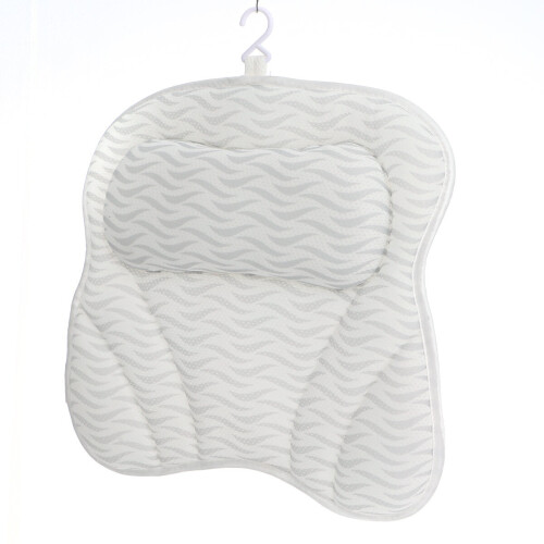 Bath Pillow Spirity Ergonomic with Neck and Back Support Comfortable Bathtub Pillows for Relaxation 1