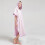 (Pink) Quick Drying Hooded Bathrobe Microfiber Towel 5