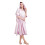 (Pink) Quick Drying Hooded Bathrobe Microfiber Towel 10