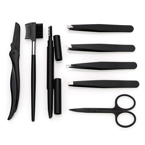 8Pcs Eyebrow Trimmer Trimming Tools Kit Cutter 1