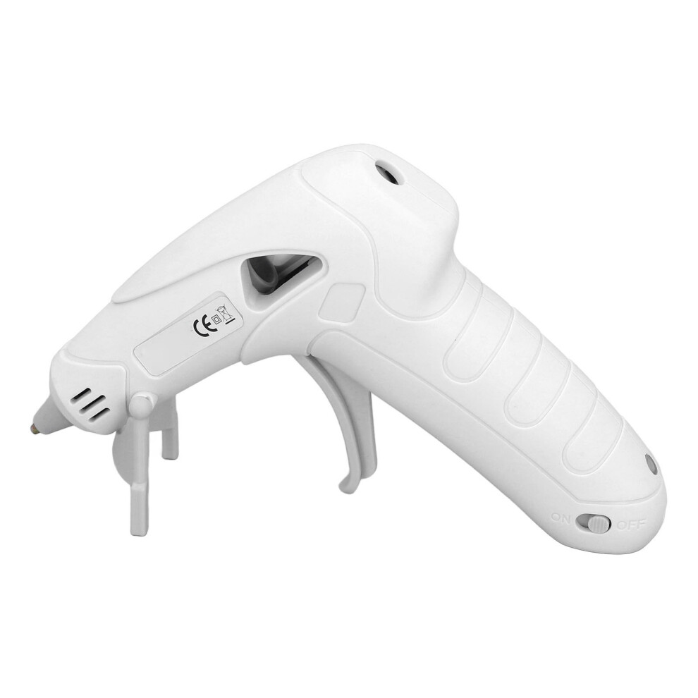 Mini Cordless Hot Glue Gun Rechargeable 30 Sticks White 4931337587796