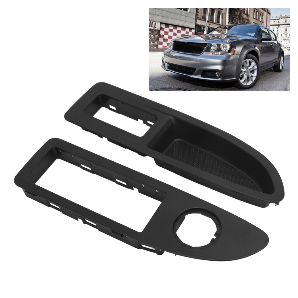 2 Pcs Window Switch Bezel Cover For Avenger 2011-2014 Abs Durable 8301337590953
