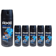 6 x AXE (LYNX) Anarchy For Him 150ml Deodorant Body Spray