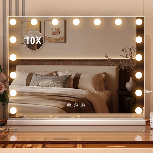 17 LED Vanity Mirror Light Tabletop Hollywood Mirror with USB Port 2