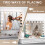 17 LED Vanity Mirror Light Tabletop Hollywood Mirror with USB Port 5