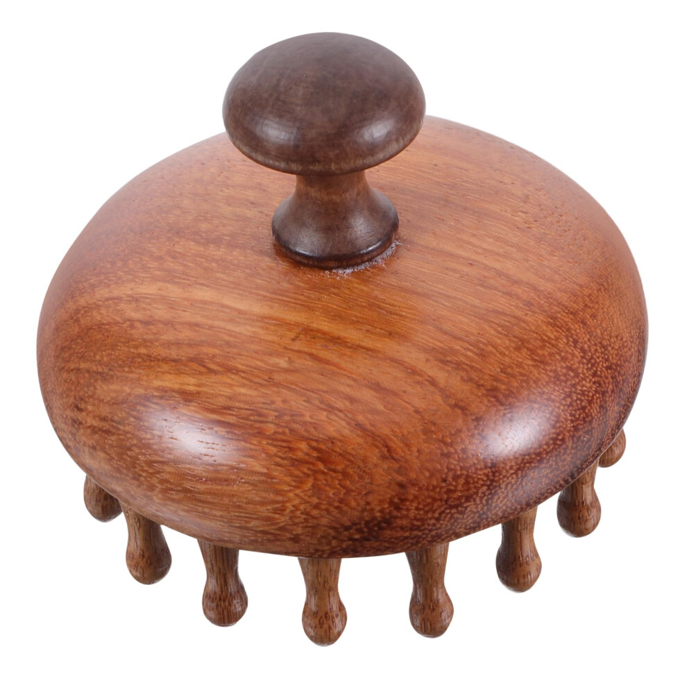 Unisex Massage Comb For The Head Dragon And Phoenix Sandalwood Scalp Massager Portable Wooden Brush