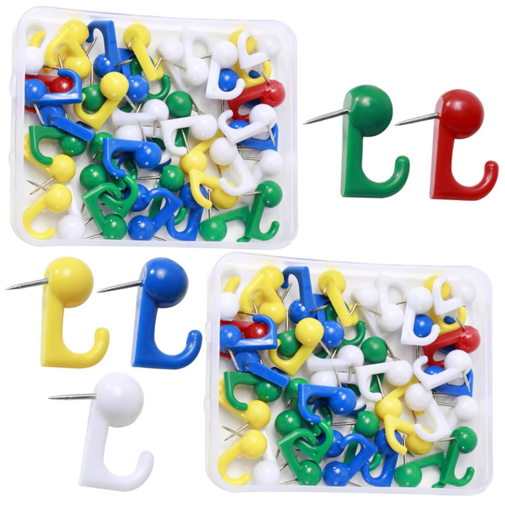 Thumbtacks With Large Head For Corkboard Pins For School And Office, Card And Note Hangers, Easy To Mount, Space-Saving 6482260455983