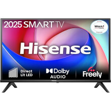 Hisense 32" 32E4QTUK HD LED TV with Freely - Games Mode, Sports Mode with Freely, Disney +, YouTube, Netflix