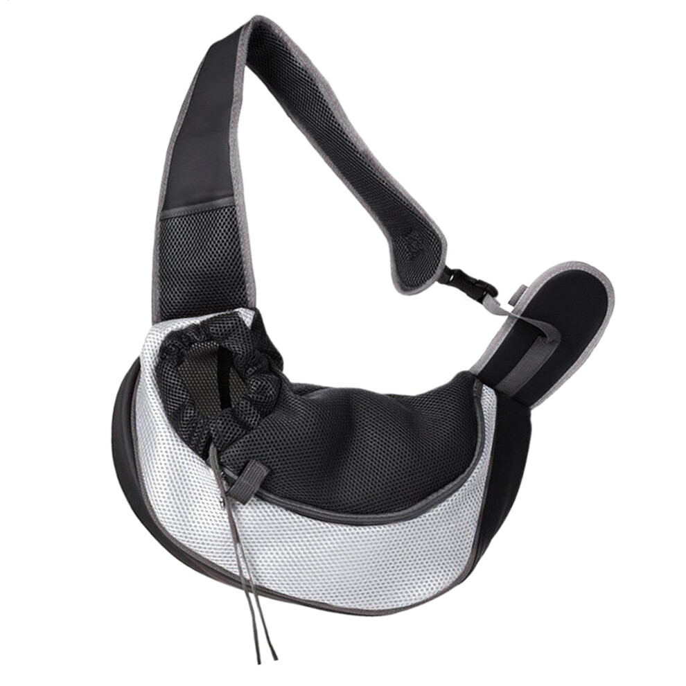 Dog Carrier Bag With Adjustable Shoulder Strap, Non-Slip Carry Strap, Breathable Mesh For Dogs And Cats On Long Walks-image-OPC-PJGCVWX-NEW