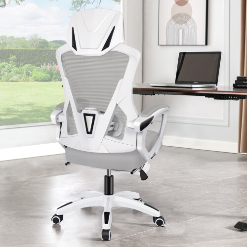 ELFORDSON ELFORDSON Mesh Office Chair Gaming Computer Recliner Study Work