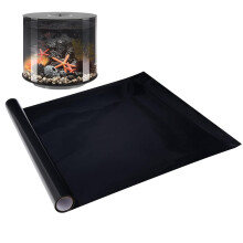 Fish Tank Background Static Cling Black Aquarium Backdrop 40x200 CM Poster Wallpaper