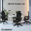 ELFORDSON ELFORDSON Mesh Office Chair Executive Computer Fabric Recliner Work 12