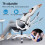 ELFORDSON ELFORDSON Mesh Office Chair Executive Computer Recliner Fabric Work 8