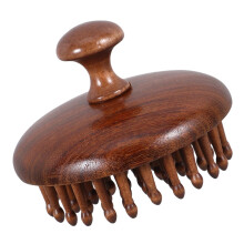 Handy Wooden Comb for Scalp Massage and Styling, Gentle Rounded Teeth, Wide Massage Comb for Men Detangling and Washing