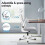 ELFORDSON ELFORDSON Mesh Office Chair Gaming Executive Computer Tilt Fabric Work 7