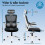 ELFORDSON ELFORDSON Mesh Office Chair Gaming Executive Computer Tilt Fabric Work 3