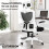 ELFORDSON ELFORDSON Mesh Office Chair Gaming Executive Computer Tilt Fabric Work 11