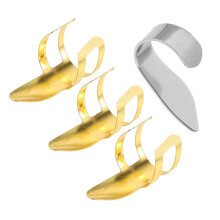 1satz Metal Finger Picks Set For Guitar Bass Ukulele Adjustable Thumb And Finger Picks Metal Build Pro And Beginner