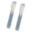 Acrylic Paint Pens 2 Pack, 8mm Flat Tip, Empty Clear Refillable Pens For School And Office 1