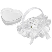 Mini-Spitzenringbox Lace Ring Box, Satin Finish, Wedding Decoration, Ring Holder for Wedding Rings, Bride Gift, Gift Box