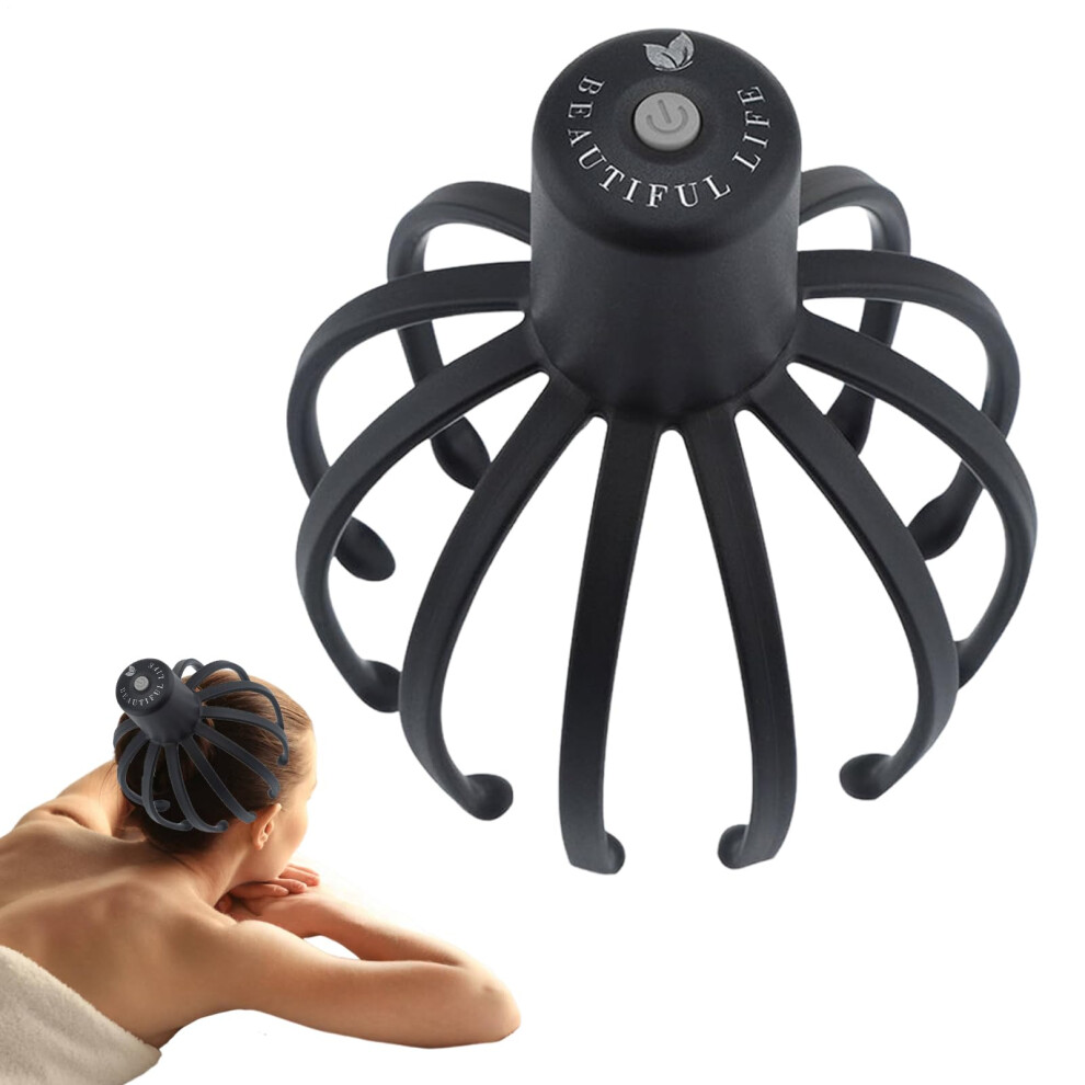 Octopus Head Massager Electric Scalp Massager 360-Degree Head Massage for Stress Relief