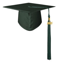 Graduation Cap With Tassels - Knitted Kids Beanie, Breathable, Color Options, One Size Fits Most, For Grad Ceremony