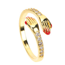 Hug Ring For Teens And Women Delicate Aesthetic Jewelry Ring Gift For Girls Wedding Ring Style Model 1