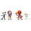 Jada Jada Set de 4 Nightmare Before Christmas 4cm Nanofigures Metalic 2