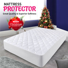 (Super King) Extra Deep 30CM Quilted Mattress Protector Topper Fitted Sheet Bed Cover All Size