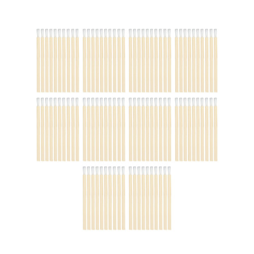 100 Disposable Lip Brush Applicators with Bamboo Handles - Versatile Use 1