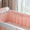 Baby Bed Protector: Pink Polyester Crib Liner Guards Against Bumps 6