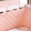 Baby Bed Protector: Pink Polyester Crib Liner Guards Against Bumps 4