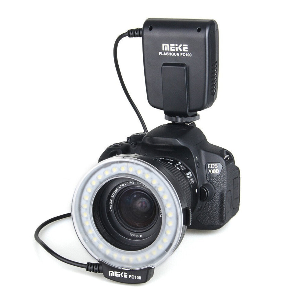 Manual Led Macro Ring Flash Video For Canon For Nikon Digital Dslr Camera Light 6112211808635