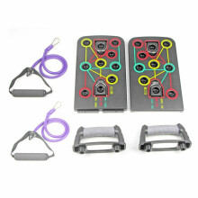 (B) Portable Home Fitness Push Up Rack Board Workout Training Gym Muscle Exercise Push Up Stand
