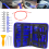 (Red) 40Pcs Set Car Trim Removal Tool Multi-Use Purposes Tools Kit Car Hand Tool Set Door Panel 9
