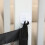 (Beige) Dog Magic Gate Mesh Safety Separation Guard Folding Fences 5