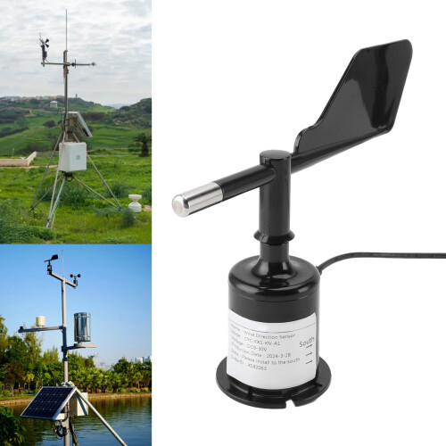 Omni Directional Wind Direction Sensor 360 DC9-30V 4-20mA ABS Meter