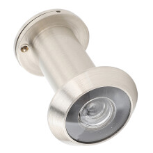 360 Privacy Door Viewer HD Lens 200 Wide Angle Silver Security