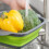 Folding Colander Strainer for Veggies - Compact Easy Storage Solution 4