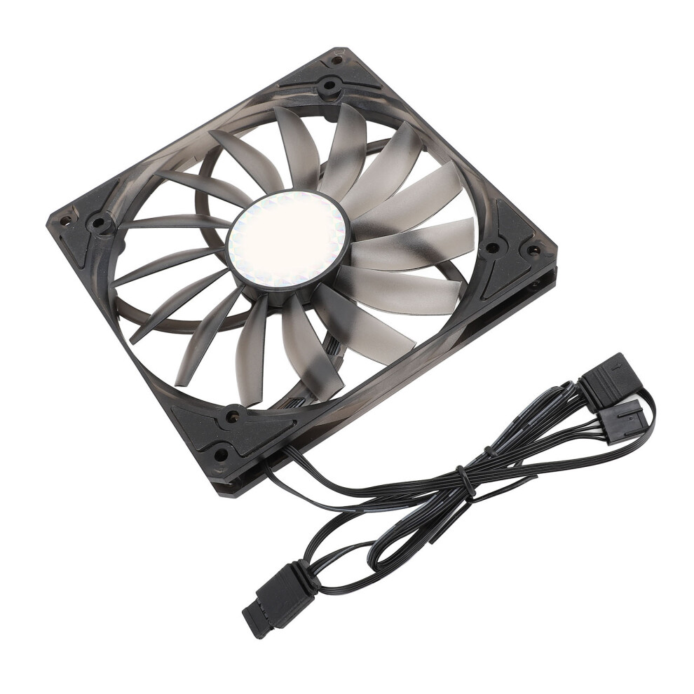 140Mm Pwm Argb Ultra Thin 15Mm Computer Case Fan, Black 8751337624194