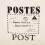 Post Box Wall Mounted Vintage Style Outdoor White Rust-Resistant Letter Box 5