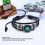 12pcs Zodiac Multilayer Leather Cuff Bracelets for Couples 5